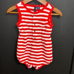 Janie and jack French terry romper